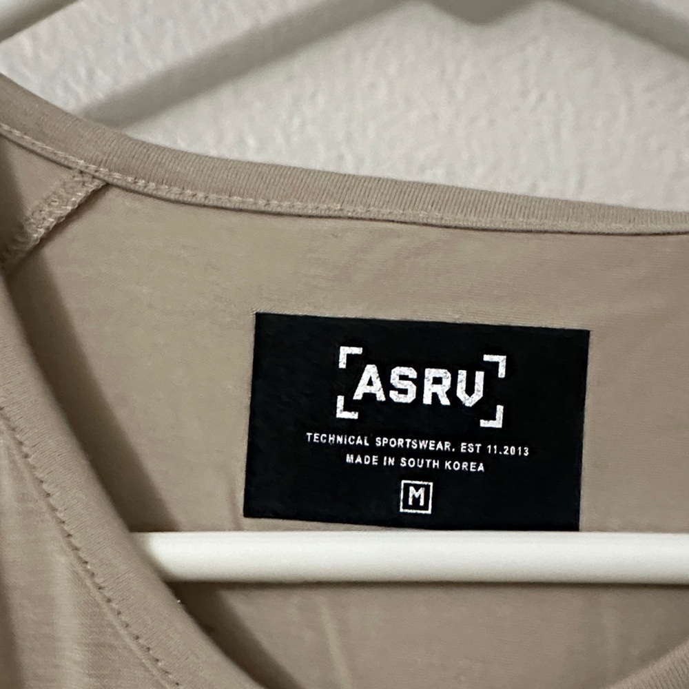 ASRV Men's Tan Short Sleeve Tee - Picture 2 of 4